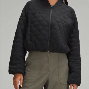 Lululemon Quilted Bomber Jacket